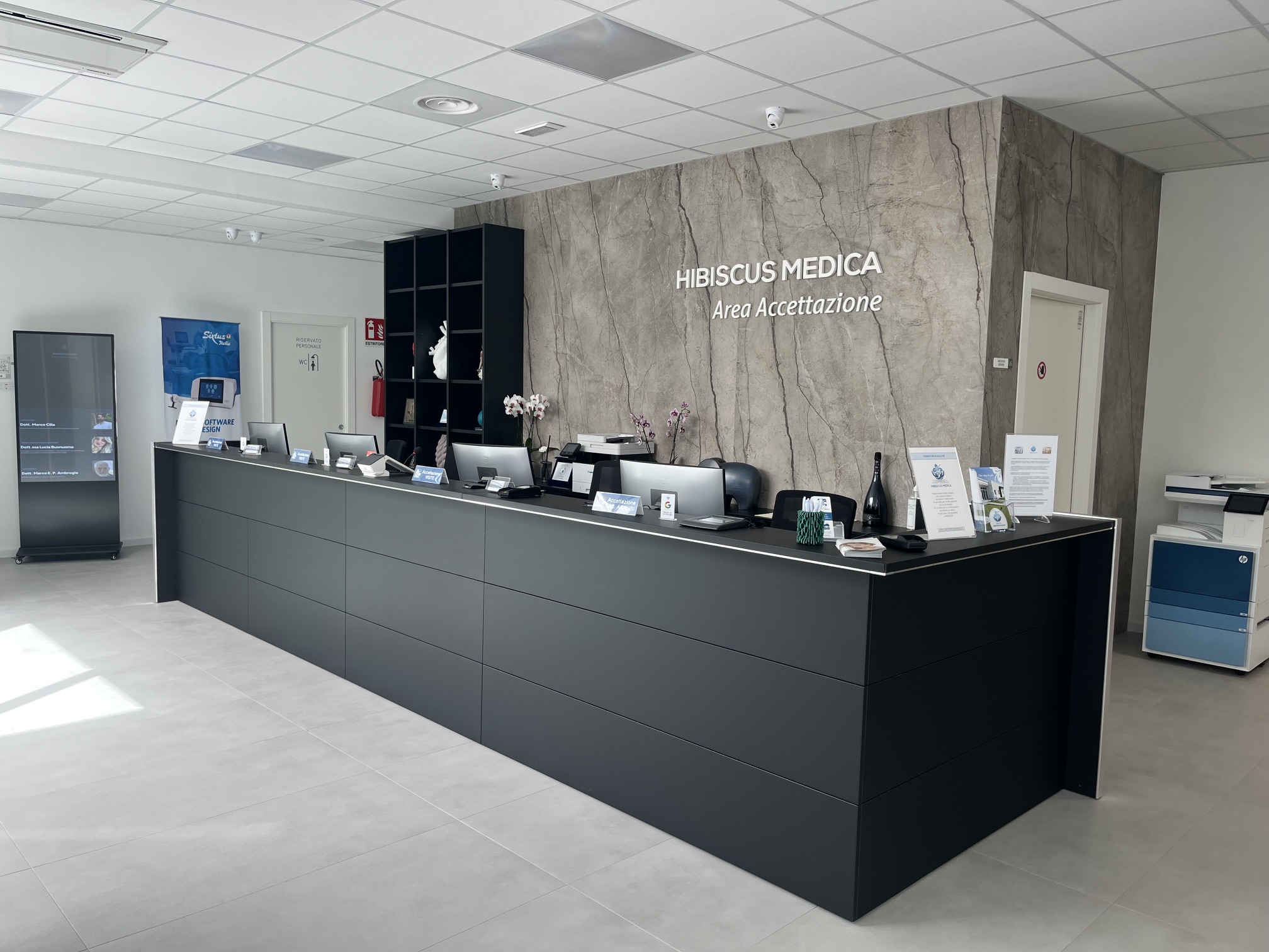 Area Accettazione Hibiscus Medica Comiso